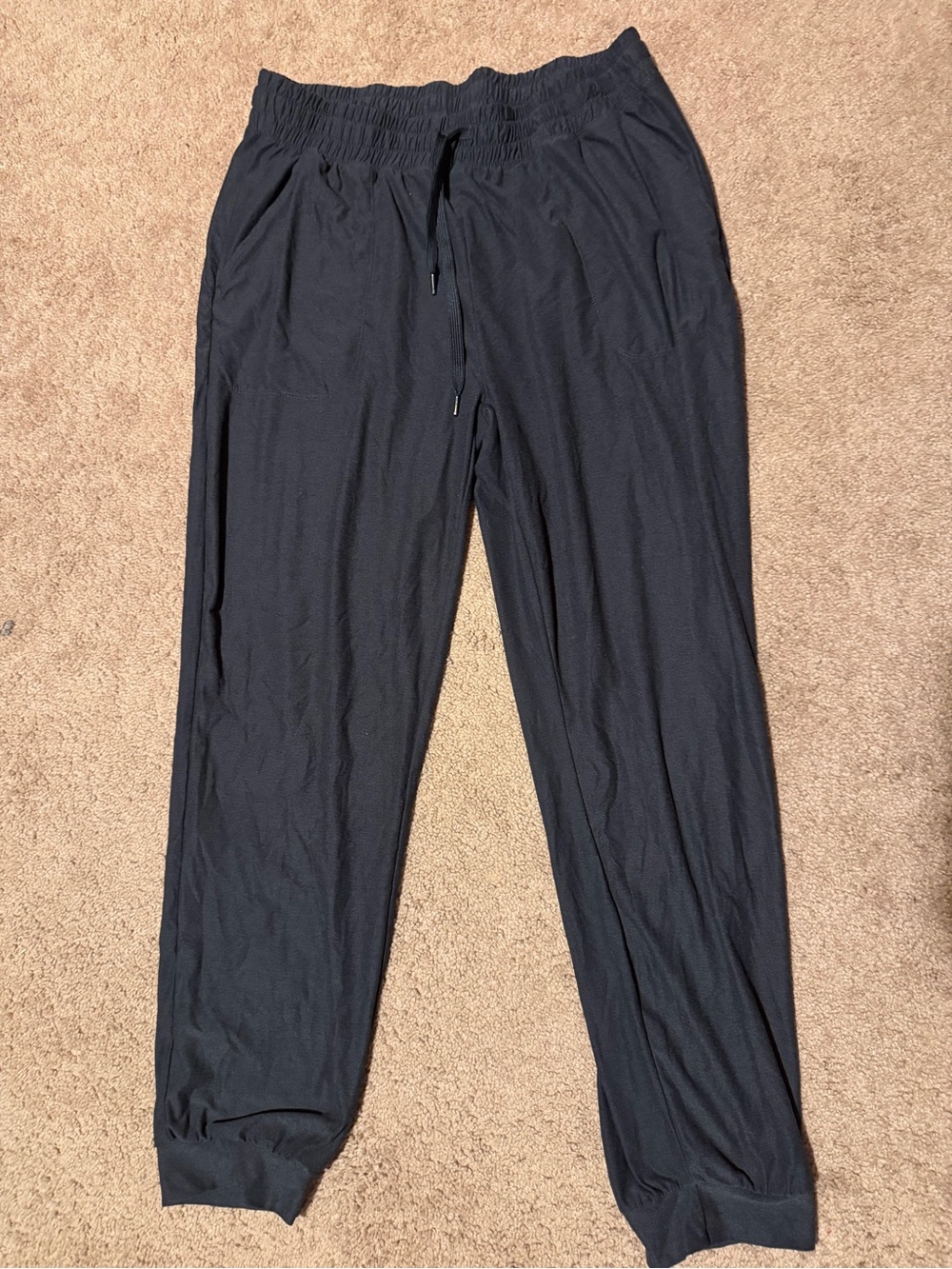 Old Navy Black Women's Jogger Pants with Elastic Waist